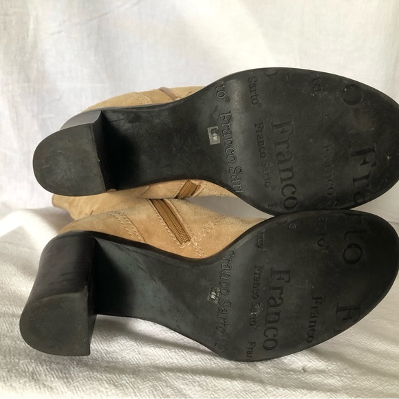 Fran Sarto Suede Heeled Boots - Picture 7 of 8